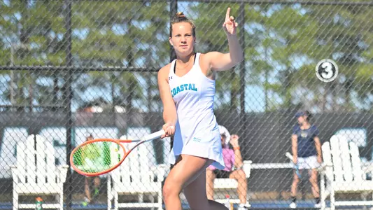 Kata Foldeak action versus Charleston Southern (2-14-23)