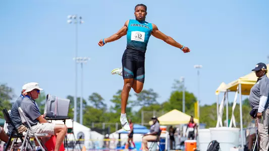 Deondre Hardy long jump versus 2023 SBC Outdoor Championships (5-12-23)