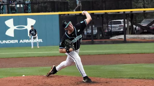 Liam Doyle on the mound in the win over Marshall (5-19-23)
