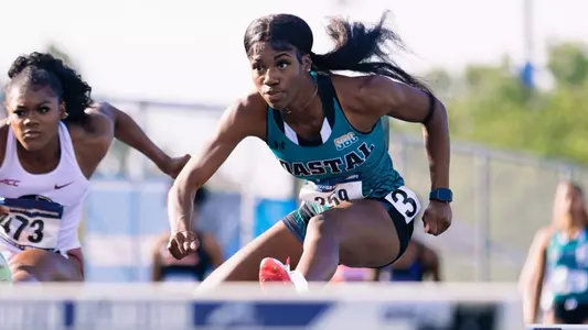 Alexis Glasco 100-meter hurdles at the 2023 NCAA East Regional Meet (5-25-23)