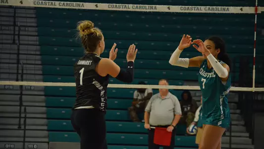 High fives after a point