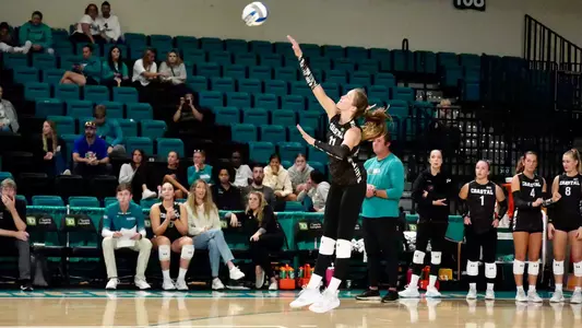 Van Elslande serve vs Ga State