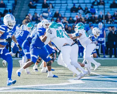 Braylon Ryan rushes passer at GSU (11/30/2024)