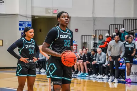 Alancia Ramsey shoots free throw at PC on 12/15/2024