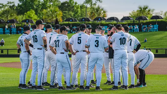 Pregame meeting with coaches