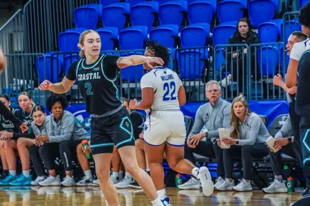 Savannah Brooks calls out play against GSU on 1/22/2025