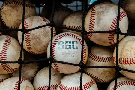SBC baseballs in basket