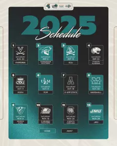 25 Football Opponents Graphic