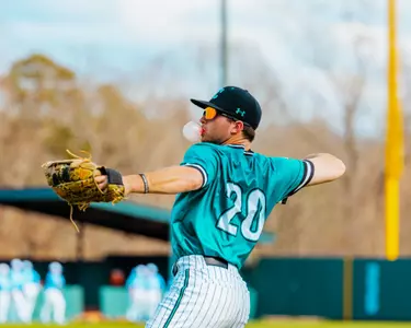Wells Sykes throws at UNC on 3/4/2025