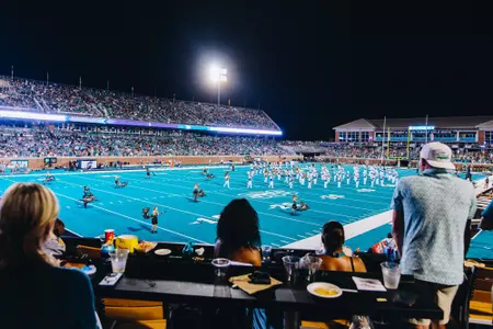 Football game from new field suites