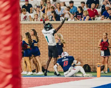 Robby Washington celebrates touchdown against South Alabama on 9/20/2025