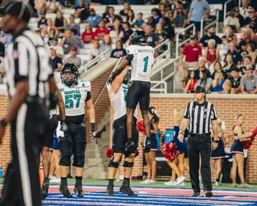 Robby Washington celebrates touchdown against South Alabama on 9/20/2025