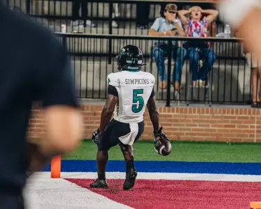 Ja'Vin Simpkins scores touchdown against South Alabama on 9/20/2025