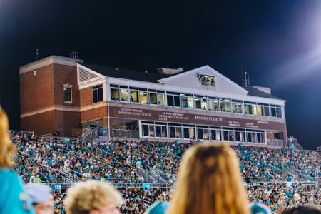 Football stadium during Charleston Southern game