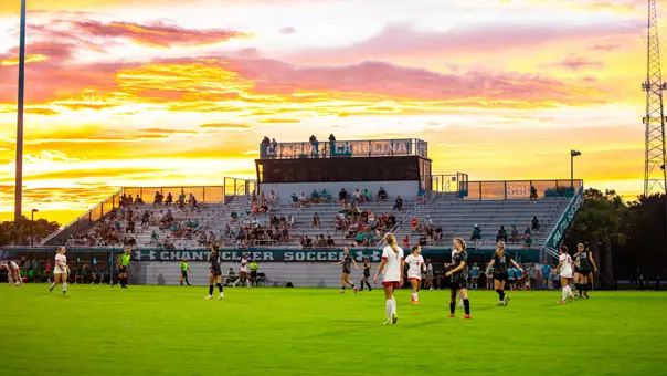 soccer sunset