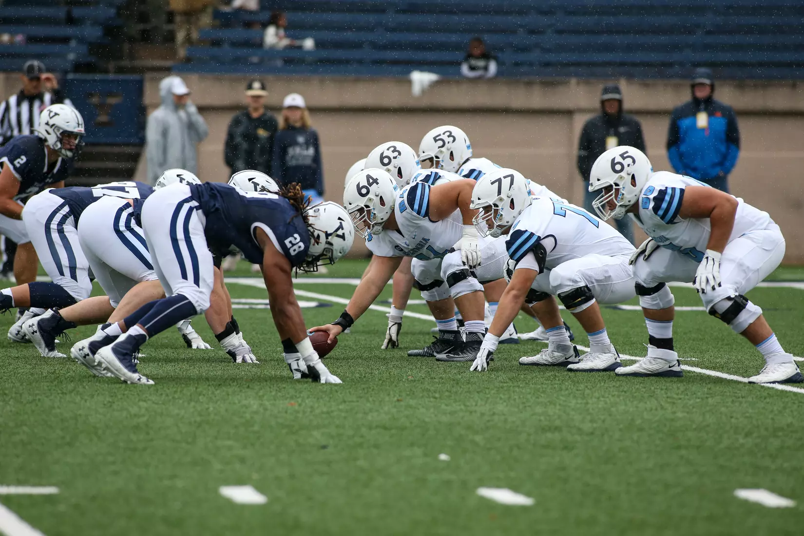Oct. 30, 2021; New Haven, Connecticut, USA; during an Ivy League matchup between Columbia and Yale at the Yale Bowl. Photo by Clarus Studios.