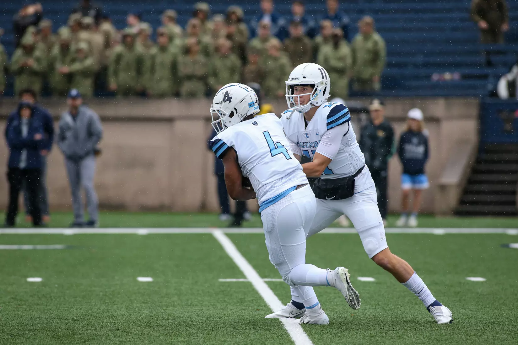 Oct. 30, 2021; New Haven, Connecticut, USA; during an Ivy League matchup between Columbia and Yale at the Yale Bowl. Photo by Clarus Studios.