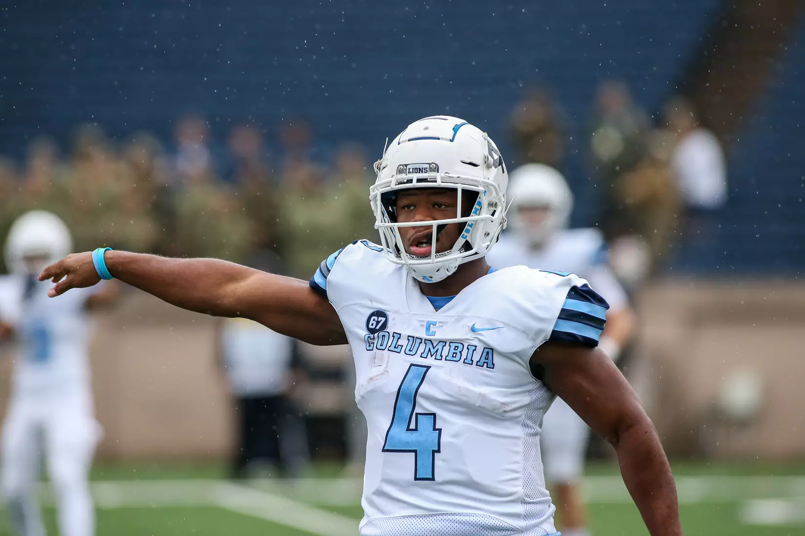 Oct. 30, 2021; New Haven, Connecticut, USA; during an Ivy League matchup between Columbia and Yale at the Yale Bowl. Photo by Clarus Studios.