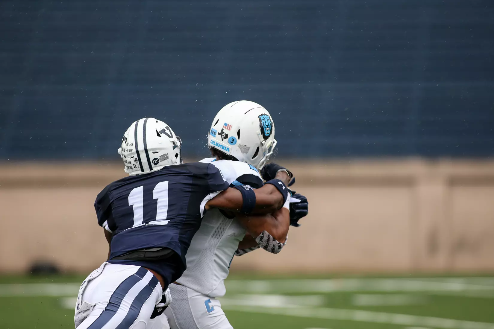 Oct. 30, 2021; New Haven, Connecticut, USA; during an Ivy League matchup between Columbia and Yale at the Yale Bowl. Photo by Clarus Studios.