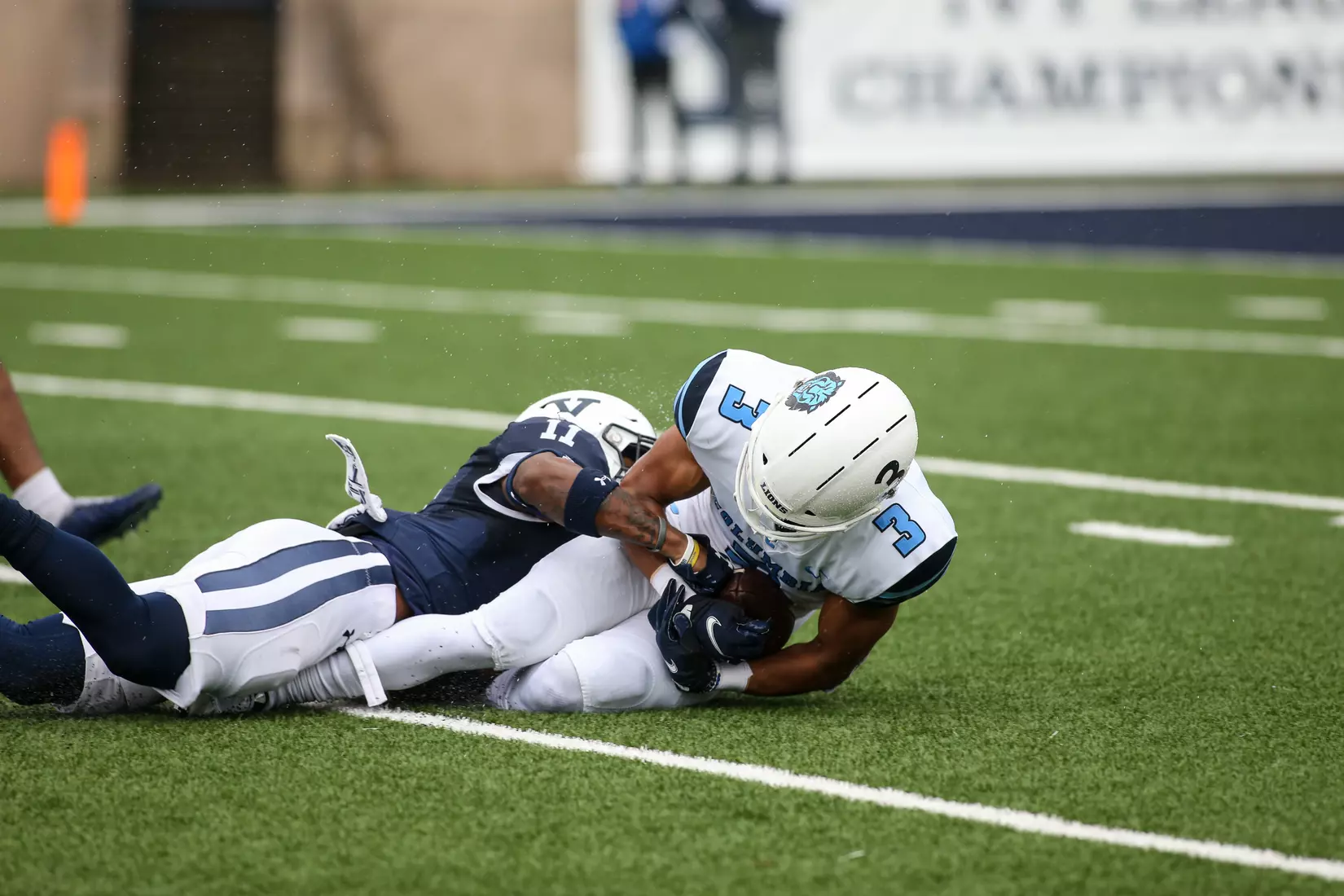 Oct. 30, 2021; New Haven, Connecticut, USA; during an Ivy League matchup between Columbia and Yale at the Yale Bowl. Photo by Clarus Studios.
