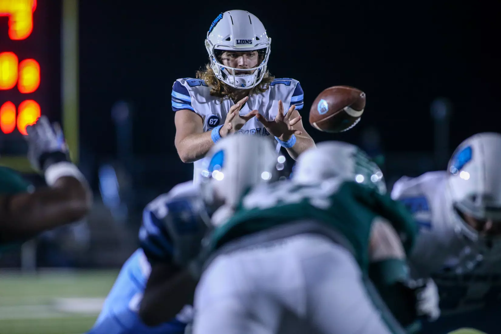 Oct. 22, 2021; Hanover, New Hampshire, USA; during an Ivy League matchup between Columbia and Dartmouth at the Memorial Field. Photo by Foley-Photography.