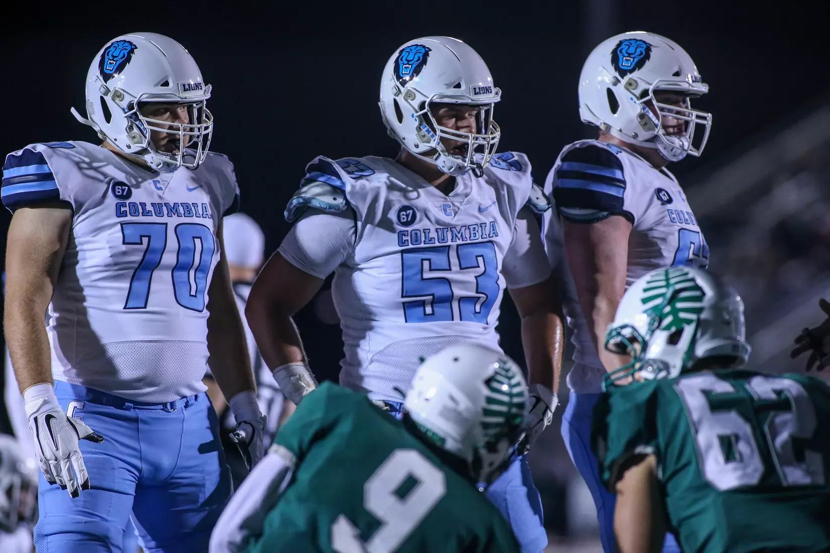 Oct. 22, 2021; Hanover, New Hampshire, USA; during an Ivy League matchup between Columbia and Dartmouth at the Memorial Field. Photo by Foley-Photography.