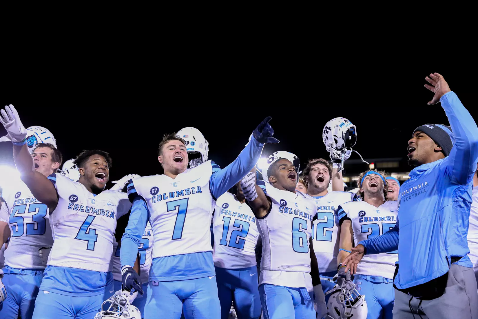 Oct. 22, 2021; Hanover, New Hampshire, USA; during an Ivy League matchup between Columbia and Dartmouth at the Memorial Field. Photo by Foley-Photography.