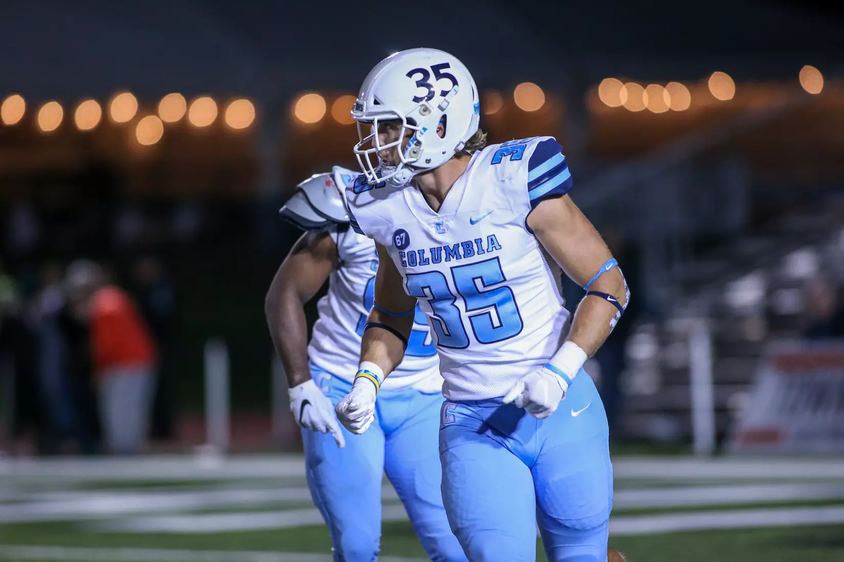 Oct. 22, 2021; Hanover, New Hampshire, USA; during an Ivy League matchup between Columbia and Dartmouth at the Memorial Field. Photo by Foley-Photography.