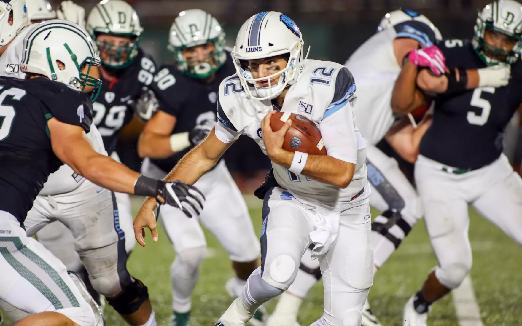 Oct. 25, 2019; Hanover, New Hampshire, USA; during an Ivy League matchup between Columbia and Dartmouth at Memorial Stadium. Mandatory Credit: © Brian Foley for Columbia Athletics.