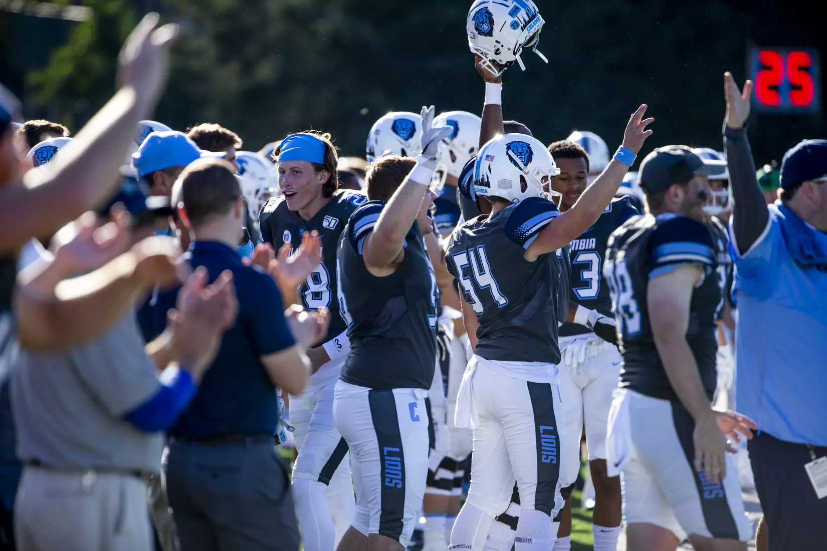 Columbia football defeats Penn, 44-6, in the homecoming game at Wien Stadium