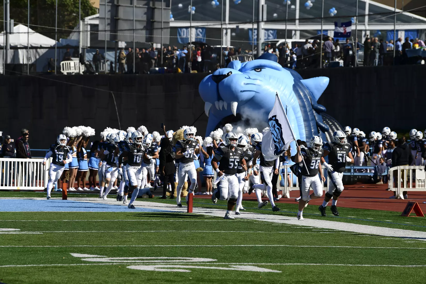 Columbia football defeats Penn, 44-6, in the homecoming game at Wien Stadium