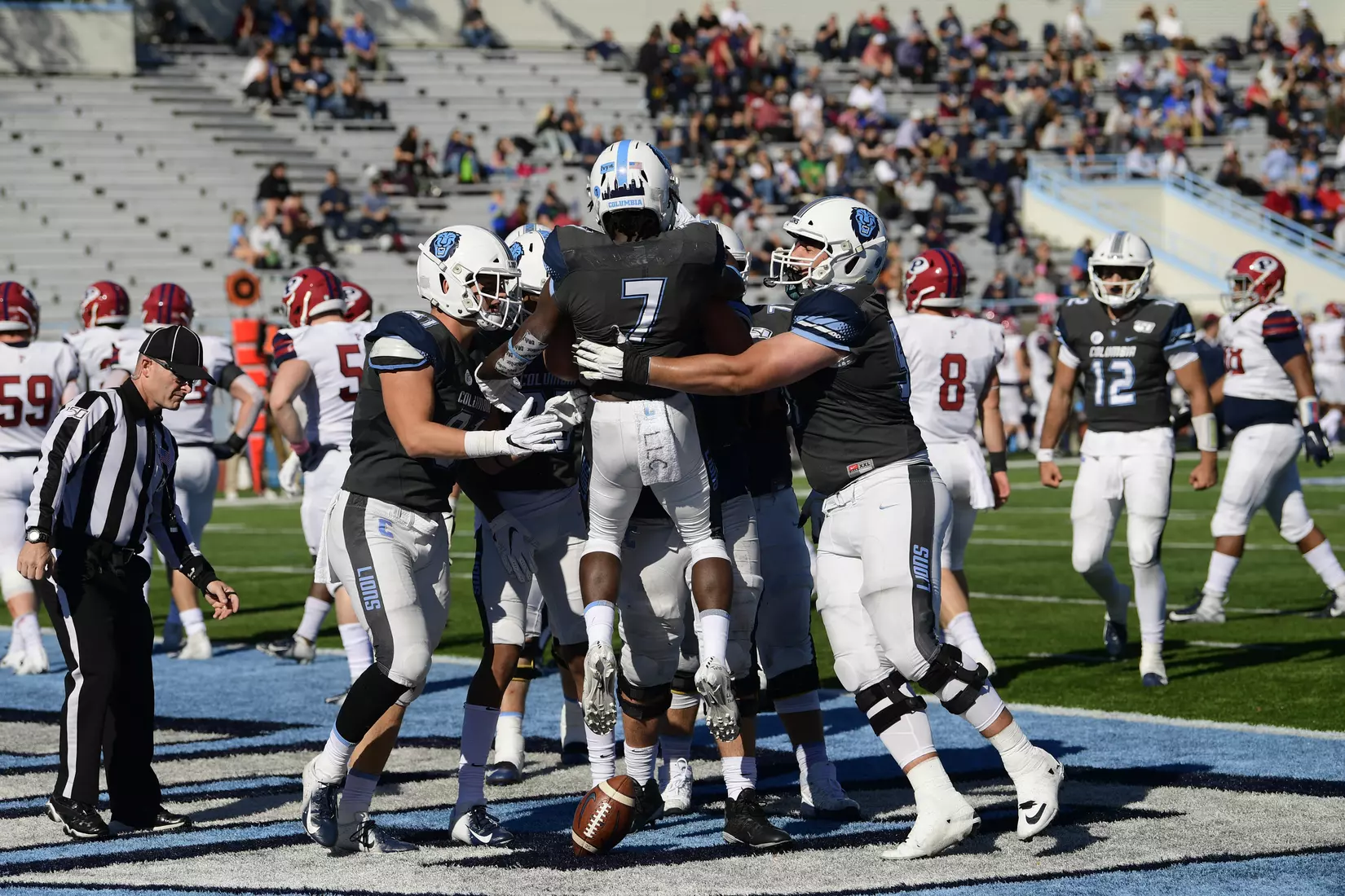 Columbia football defeats Penn, 44-6, in the homecoming game at Wien Stadium