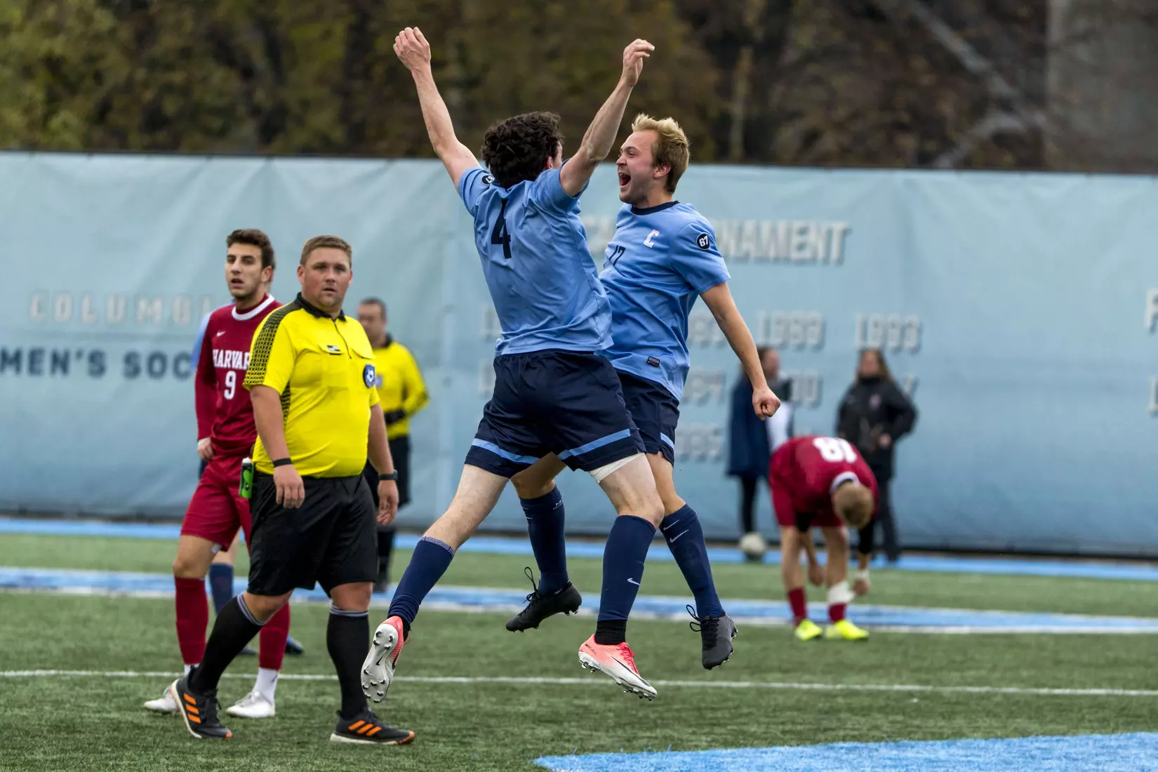 Columbia men's soccer defeats Harvard, 6-1, on Senior Day