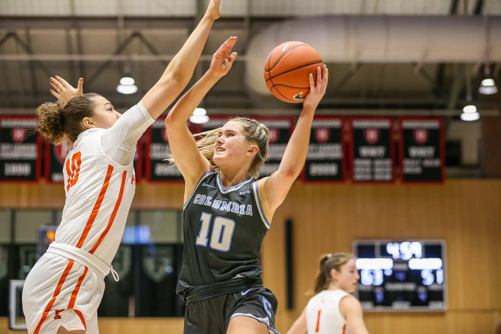 Mar. 12, 2022; Allston, Massachusetts, USA; Columbia Lions guard Kitty Henderson (10) during the 2022 Ivy League Final by a score of 77-59 over the Columbia Lions Photo by Brian Foley for Foley-Photography.com.