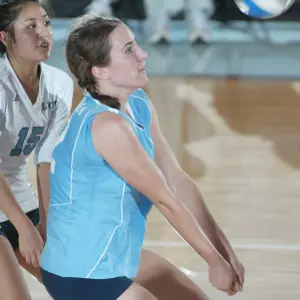 Volleyball Tackles Patriot Foes in American Volleyball Tournament