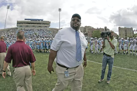 Football Rolls Past Fordham, 37-7, in Wilson's Debut