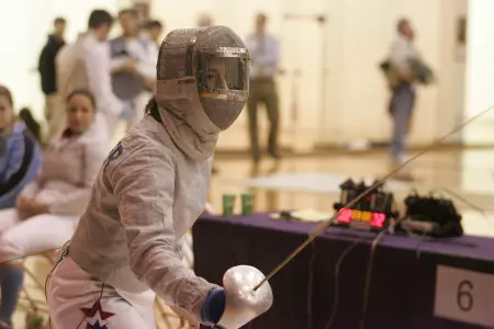 Schneider and Ross Combine for 26 Victories in Leading Women's Fencing to Strong Showing at St. John's