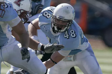 Football Stymied by Balanced Brown Attack in Season Finale