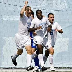 Men's Soccer Stuns No. 6 UC Santa Barbara, 3-1, in Home Opener