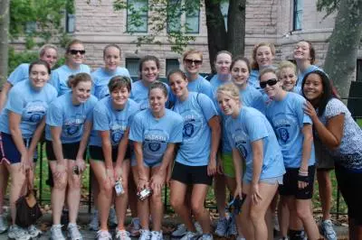 Women's Swim Team Walks for a Cure