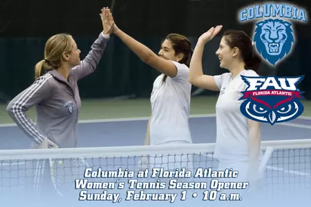 Women's Tennis Travels South for Season Opener at Florida Atlantic on Sunday