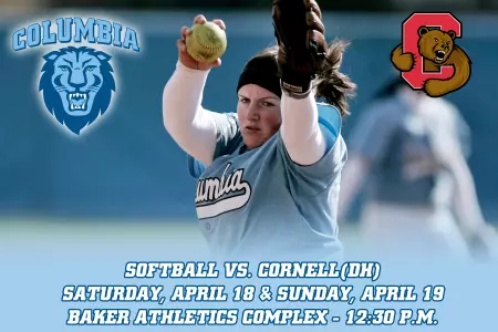 Softball Set to Host Division Rival Cornell