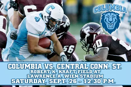 Football Looks For Second Straight Win; Hosts CCSU on Saturday in Home Opener