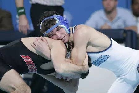 Wrestling Defeats Waynesburg and Duquesne to Finish 2-2 in Four Duals