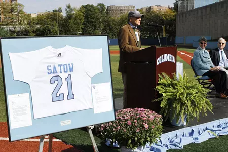 Baseball's Revitalized Home Field Dedicated at Homecoming Weekend Ceremony