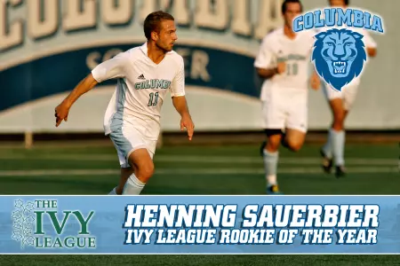 Henning Sauerbier Named Ivy League Men's Soccer Rookie of the Year