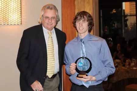 Columbia's Jeff Spear Receives the NCAA's Elite 88 Award in Fencing