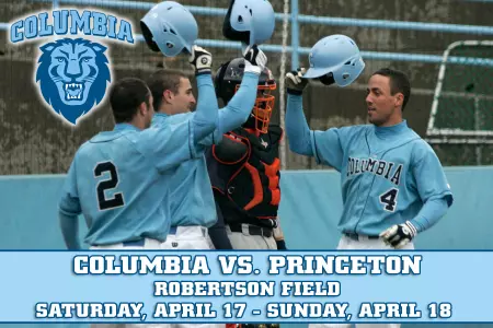 Columbia Hosts Princeton to Begin Gehrig Division Play This Weekend