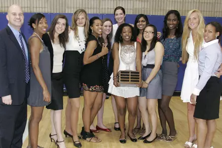 Women's Basketball Takes Home Lions Cup Trophy at 2010 Varsity C Celebration