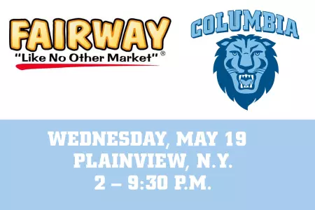Columbia Athletics Teams Up with Fairway Market for Shopping Event in Plainview, Long Island